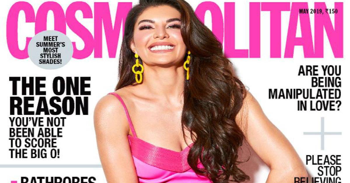 Jacqueline Fernandez All Smiles, Spreading The Magic Of Pink On The Leading Magazine Cover!
