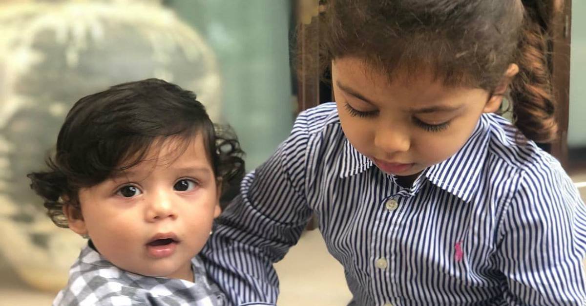 Mira Rajput Shares An Adorable Picture Of Her Munchkins Misha And Zain And We Cannot Stop Gushing At The Cuteness!
