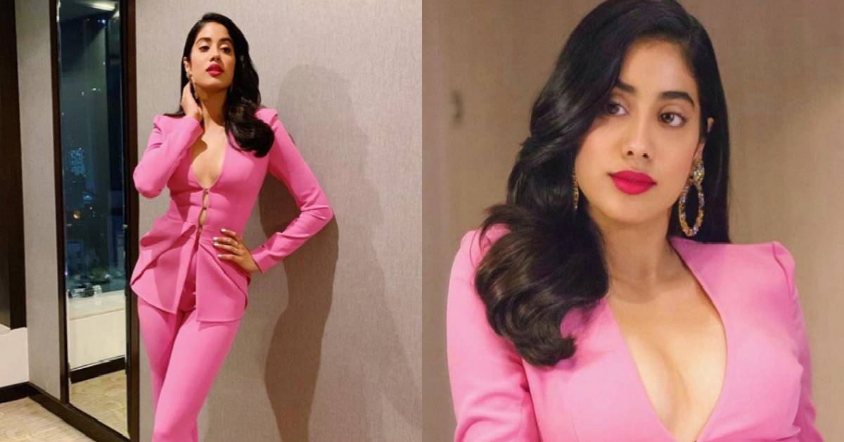 Janhvi Kapoor Is A Sight To Behold In Her Sexy Pink Suit At The Grazia Millenial Awards!
