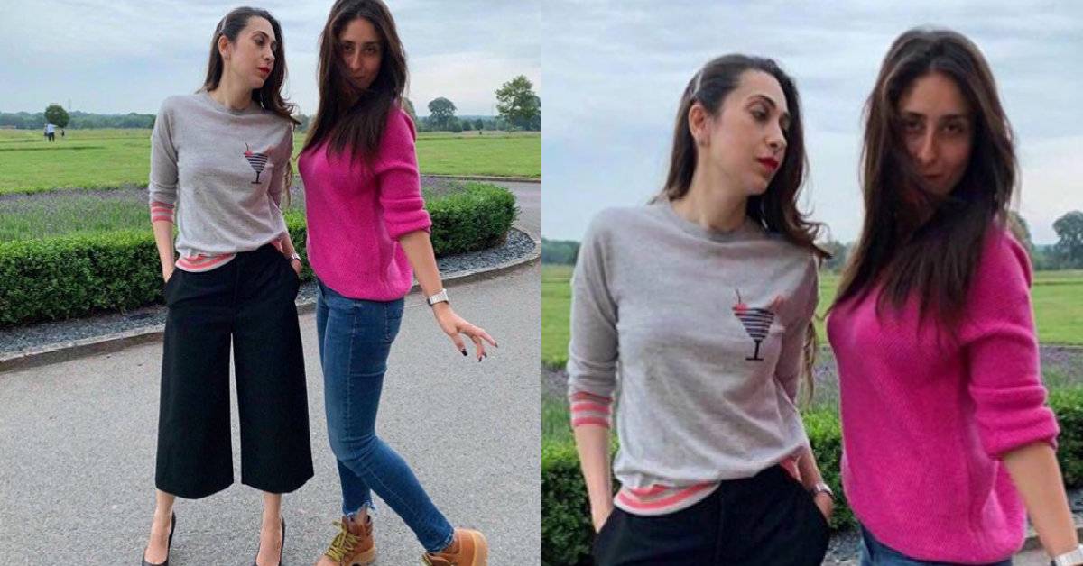 Kareena Kapoor Khan And Karisma Kapoor Are Truly Sibling Goals As They Pose For A Lovely Picture Together!
