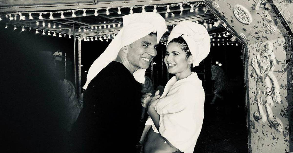 Sooryavanshi: Katrina Kaif Shares A Lovely Picture From The Sets Of The Film With Akshay Kumar As They Shoot For The Tip Tip Barsa Pani Track!