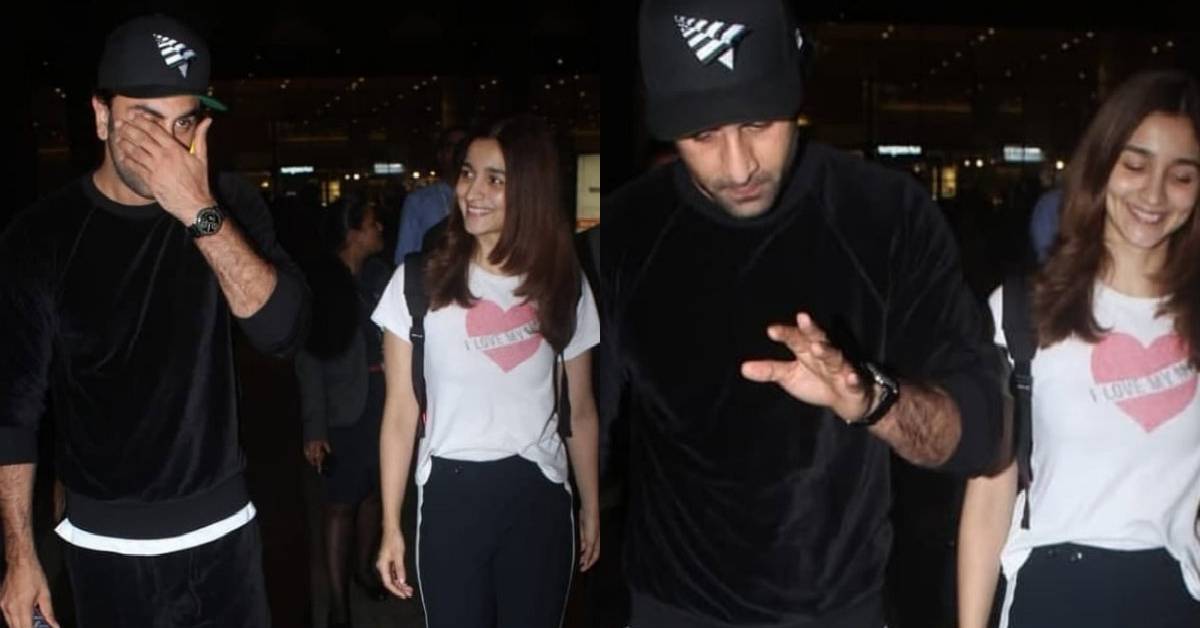 Lovebirds Ranbir Kapoor And Alia Bhatt Are All Smiles As They Return From Their Vacay!
