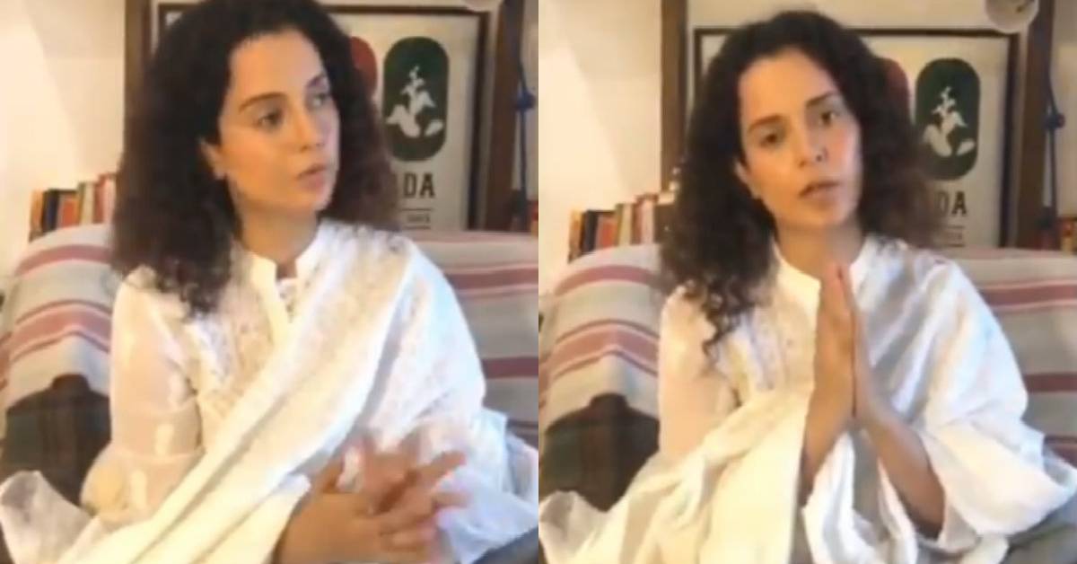 Kangana Ranaut Strikes Back With A Statement After Her Spat With A Journalist, Says Please, 'I Beg You, Please Ban Me'!
