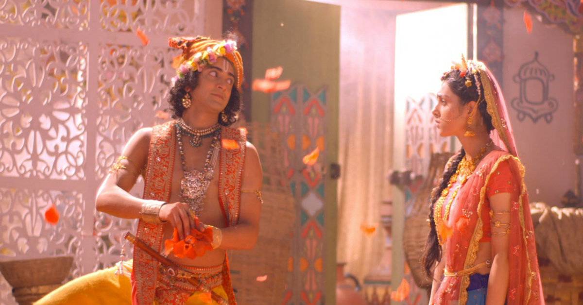 Krishn Takes Up A New Trick To Try And Meet Radha Once Again! 
