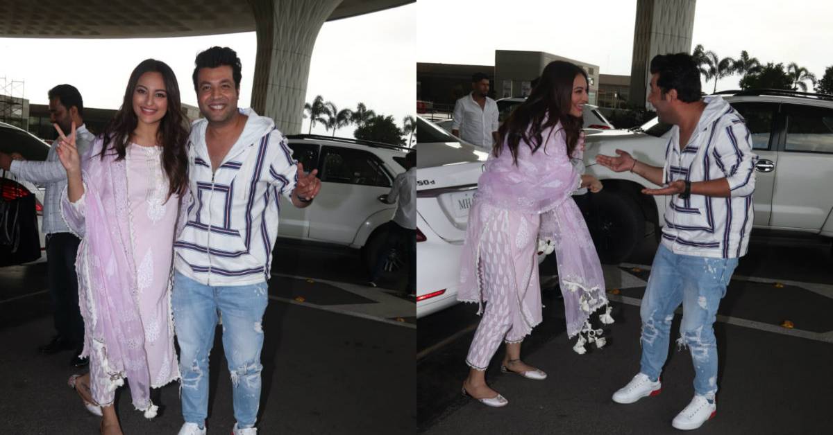 Sonakshi Sinha And Varun Sharma’s Khandaani Shafakhana Reunion At The Airport Is Too Adorable To Miss!
