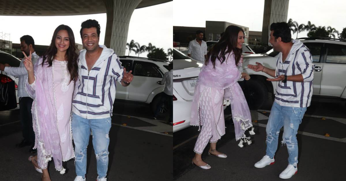 Sonakshi Sinha And Varun Sharma’s Khandaani Shafakhana Reunion At The Airport Is Too Adorable To Miss!

