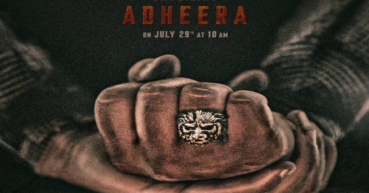 The First Poster Release Of KGF: Chapter 2 Unveils ‘Adheera’!
