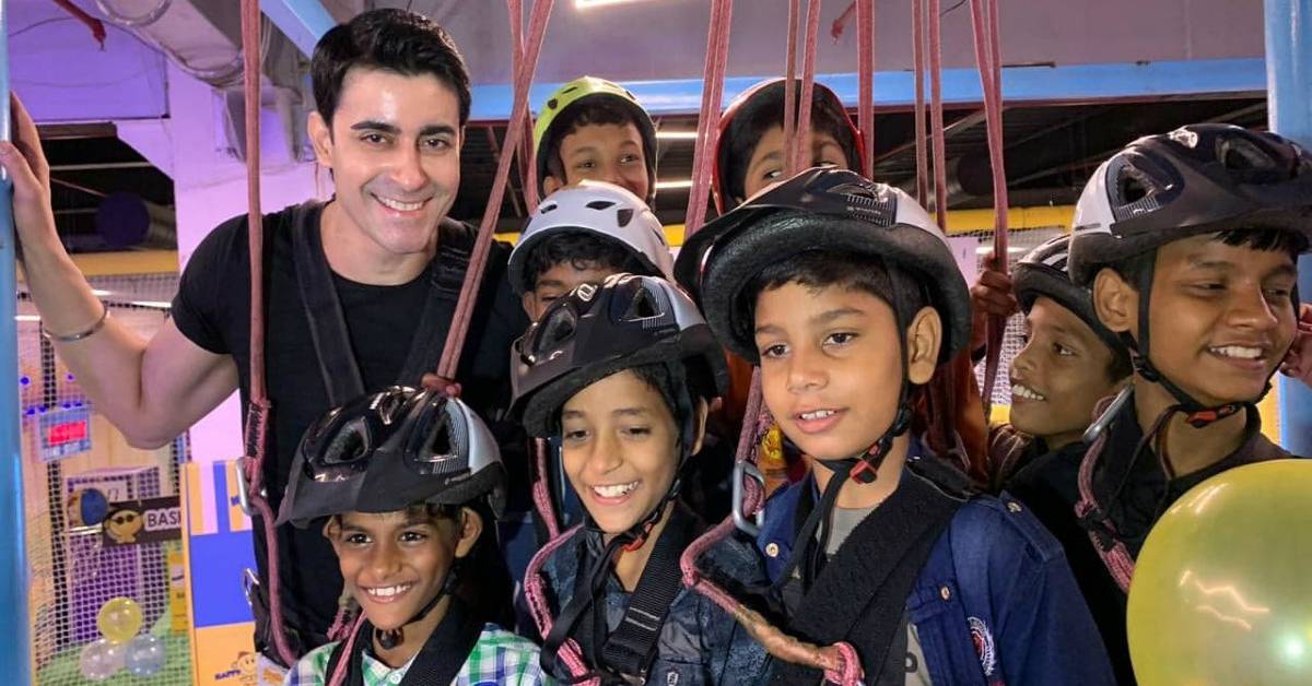 Gautam Rode KickStarts Birthday Month With Spending Time With Super Kids!