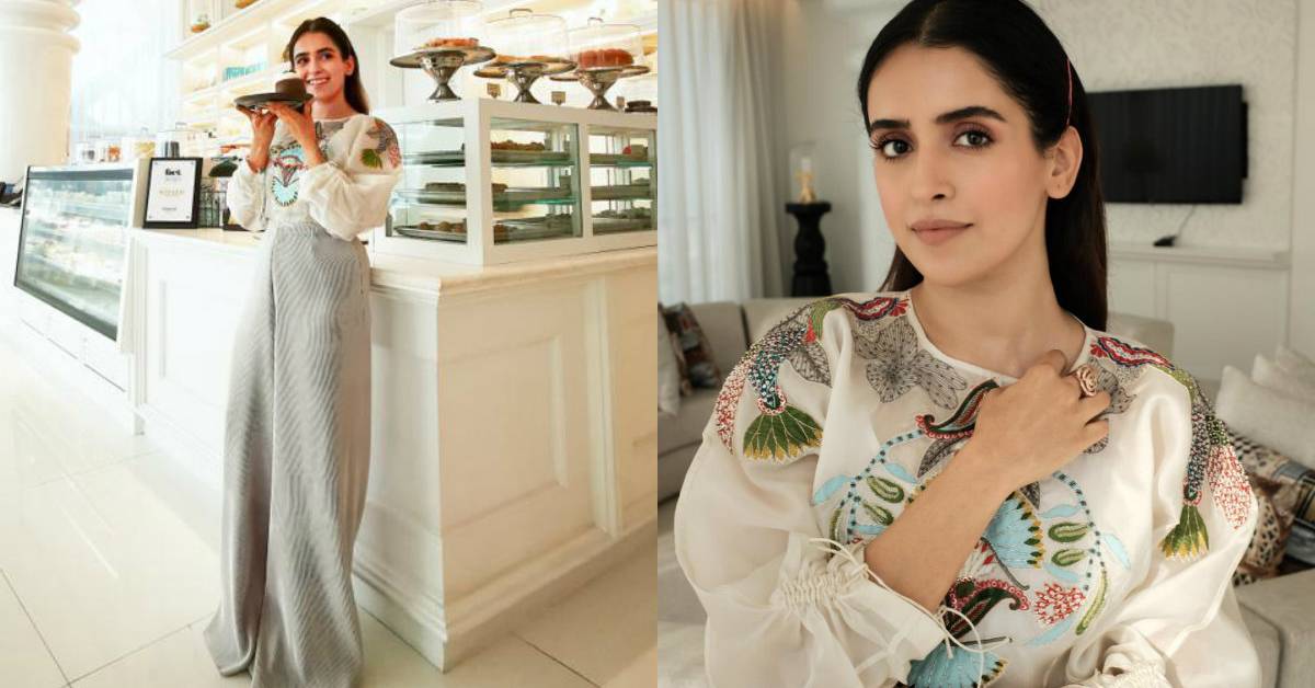 Looking Stylish And Elegant! Sanya Malhotra Steals The Show In This Ivory Outfit
