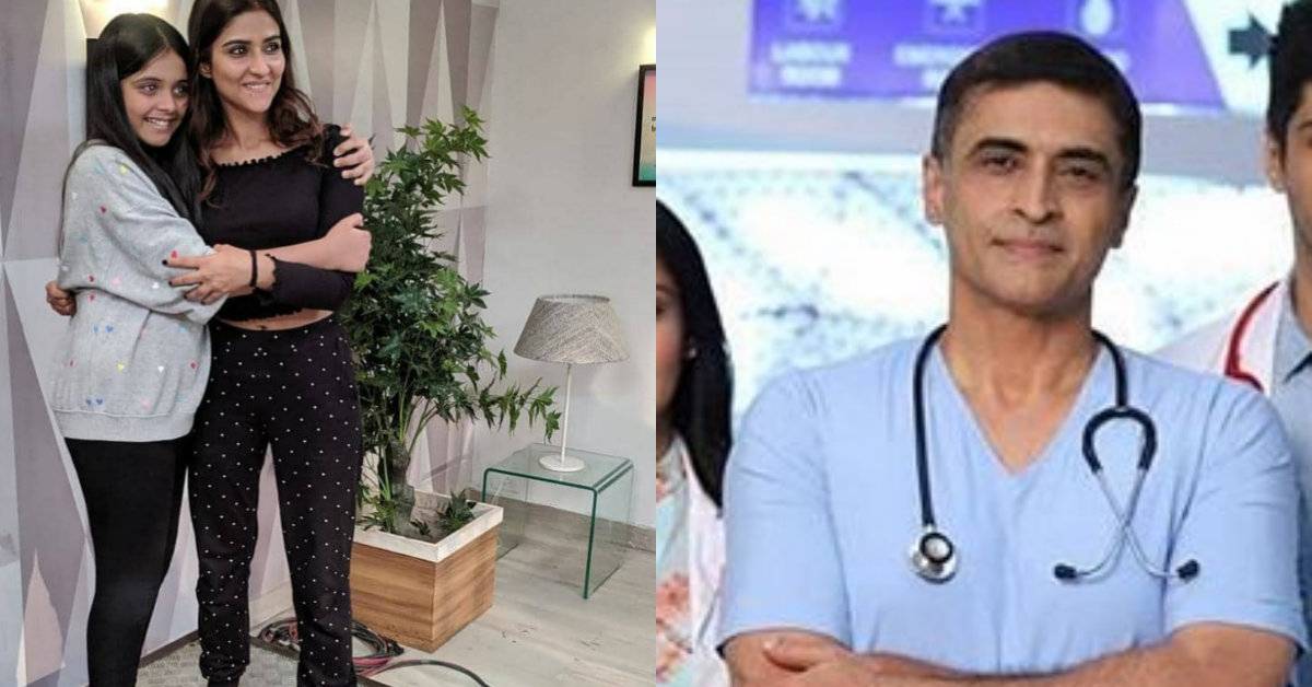 When Mohnish Bahl's Daughters Visited Their Dad On The Sets Of Sanjivani!
