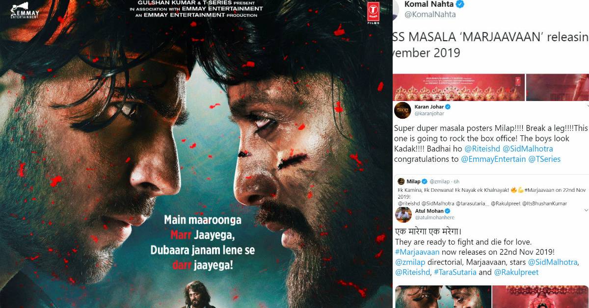 Marjaavaan Posters Creates Intrigue!
