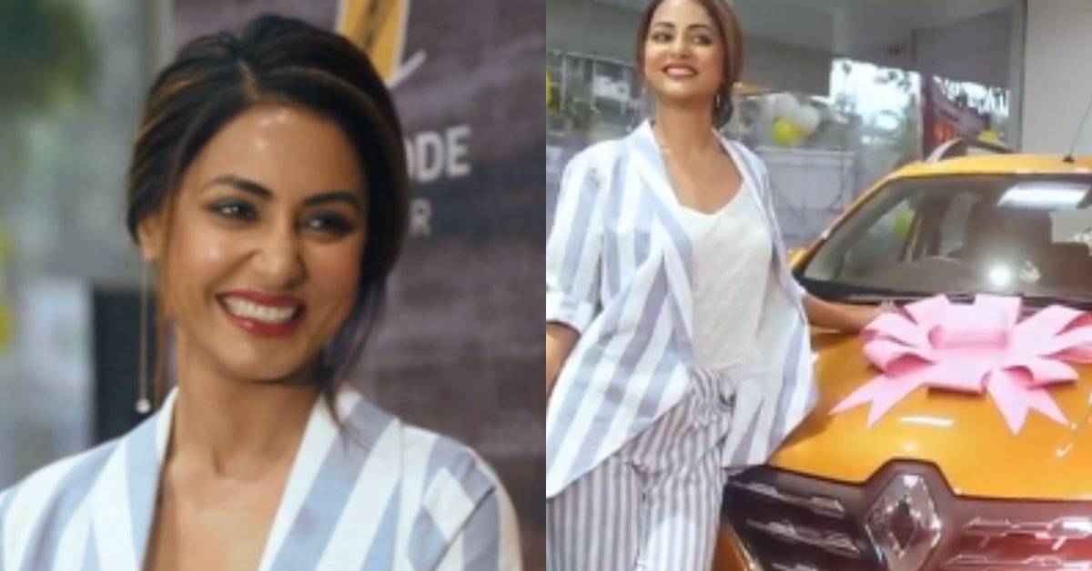 Hina Khan Becomes The First Celebrity To Give Away Renault Cars!
