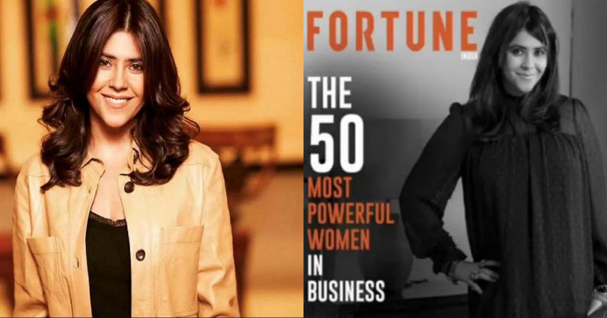 Ekta Kapoor Featured In 'India's Most Powerful Women' By Fortune India!
