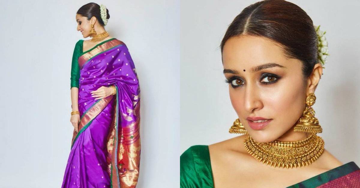 Shraddha Kapoor Wears One Of Her Mom's Saree For Diwali This Year!