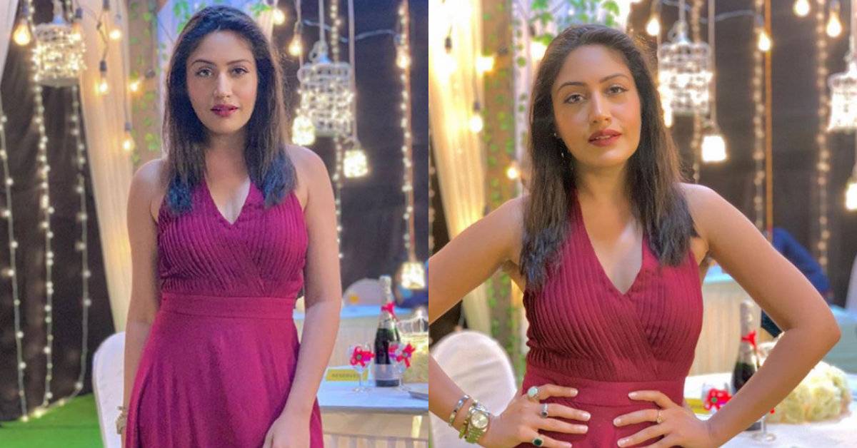Surbhi Chandna Is A Visual Delight As She Strikes A Pose In This Lovely Gown!
