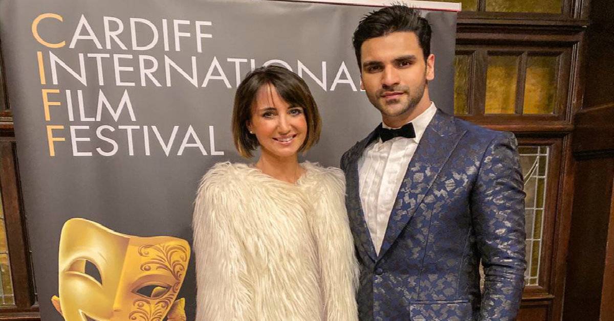 Vivek Dahiya Takes Over The Cardiff Film Festival Stage As Anchor With Lucy Owen!