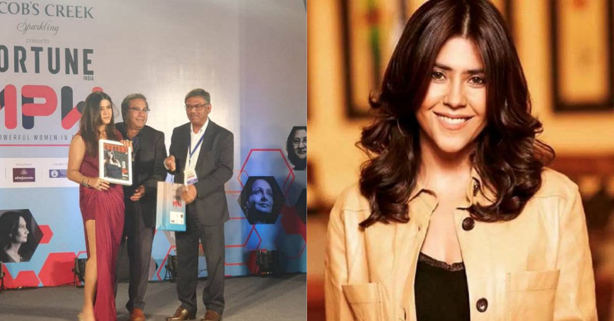 Ekta Kapoor Bagged 'Most Powerful Business Women Of The Year' At A Recent Award Function!
