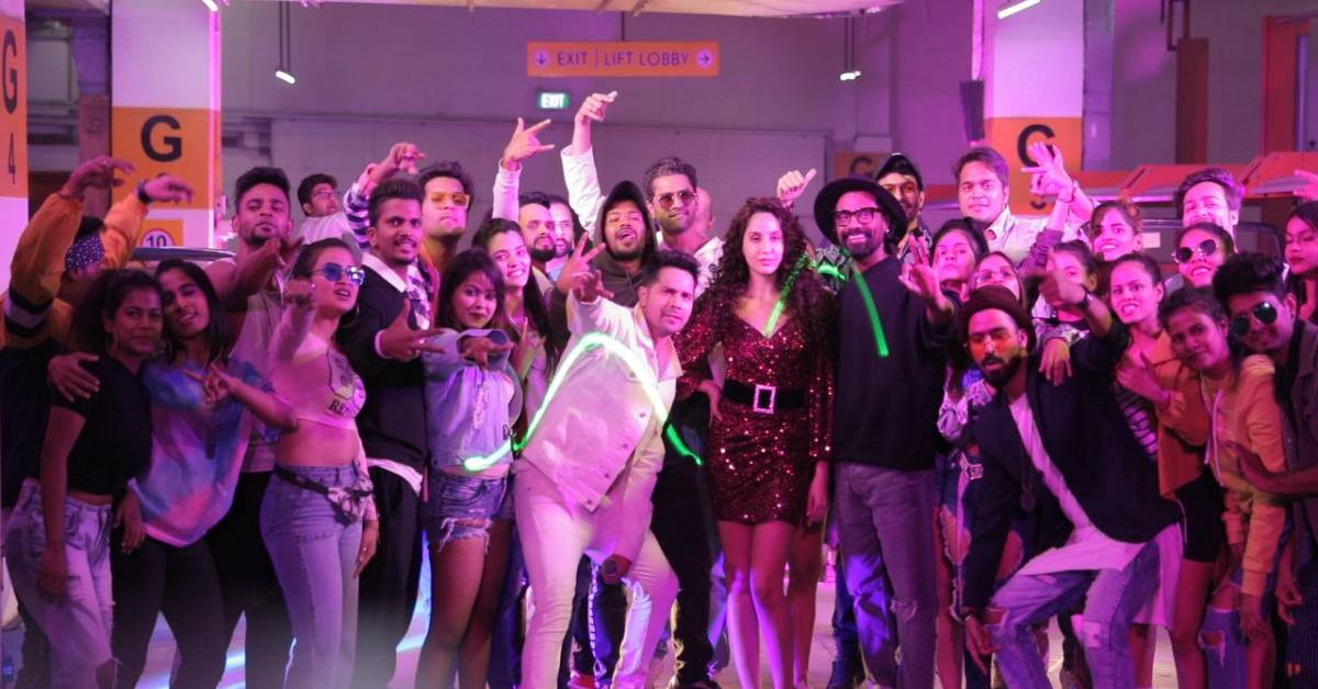 Varun Dhawan And Nora Fatehi Launch Garmi Song Amongst Real Street Dancers And Vintage Cars In An Underground Set Up!