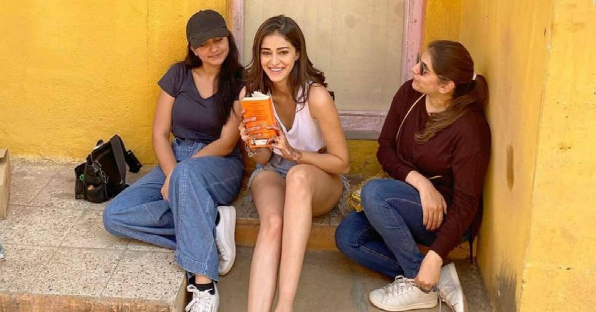 Ananya Panday Gleaming With Joy On The Sets Of Her Upcoming Film!
