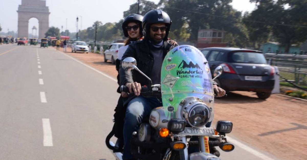 Raising The Degrees With ‘Malang’ Chemistry, Aditya Roy Kapur- Disha Patani Go Bike Riding In New Delhi!  
