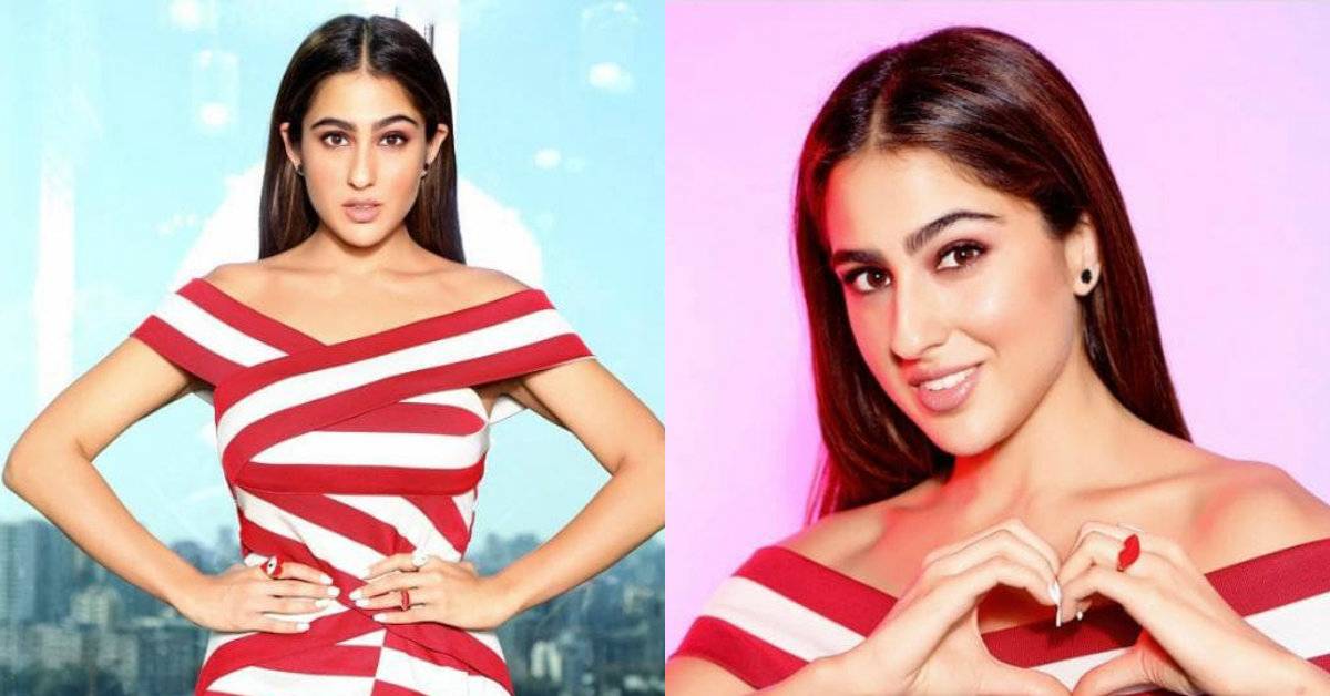 Sara Ali Khan Rocks A Dreamy Sartorial Number And We Are Loving It! 
