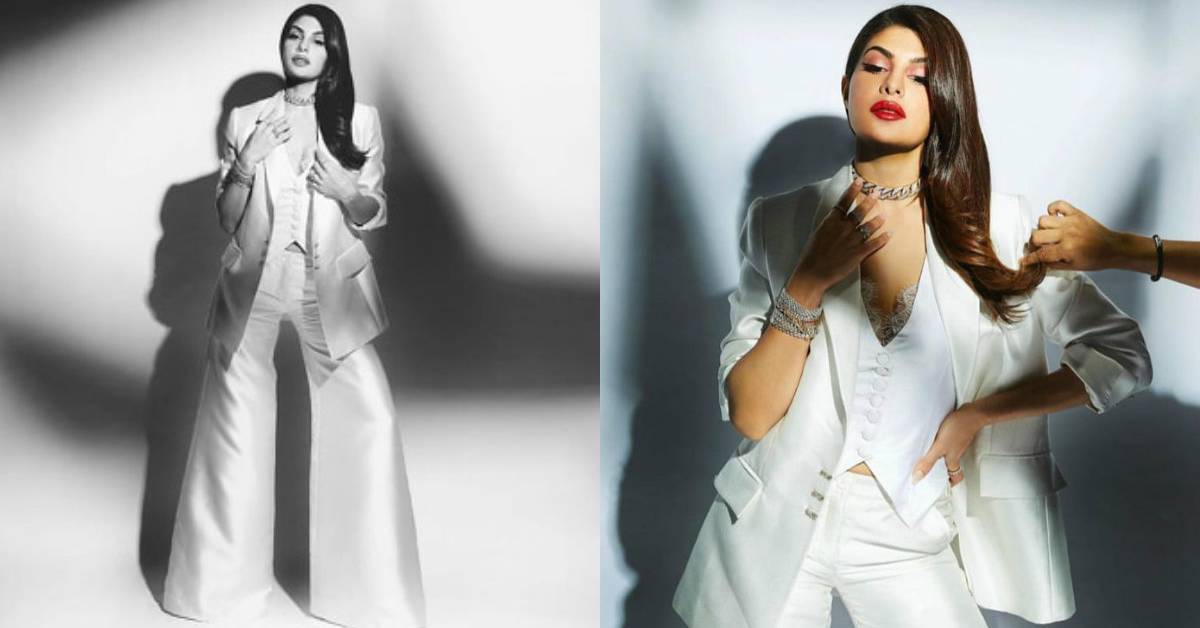 Giving Fashion Goals And How! Jacqueline Fernandez Sporting A Vest 
