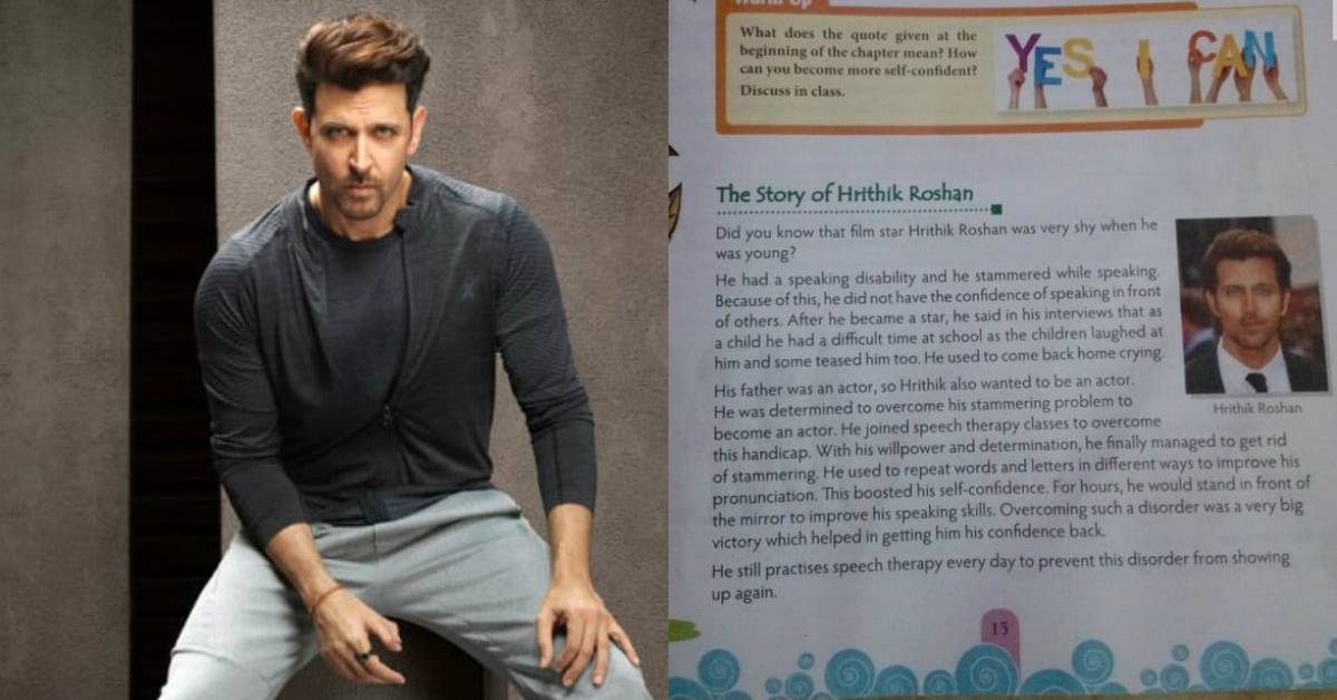 Hrithik Roshan’s Triumph Over Obstacles Being Taught To Class 6 Students In Textbooks!
