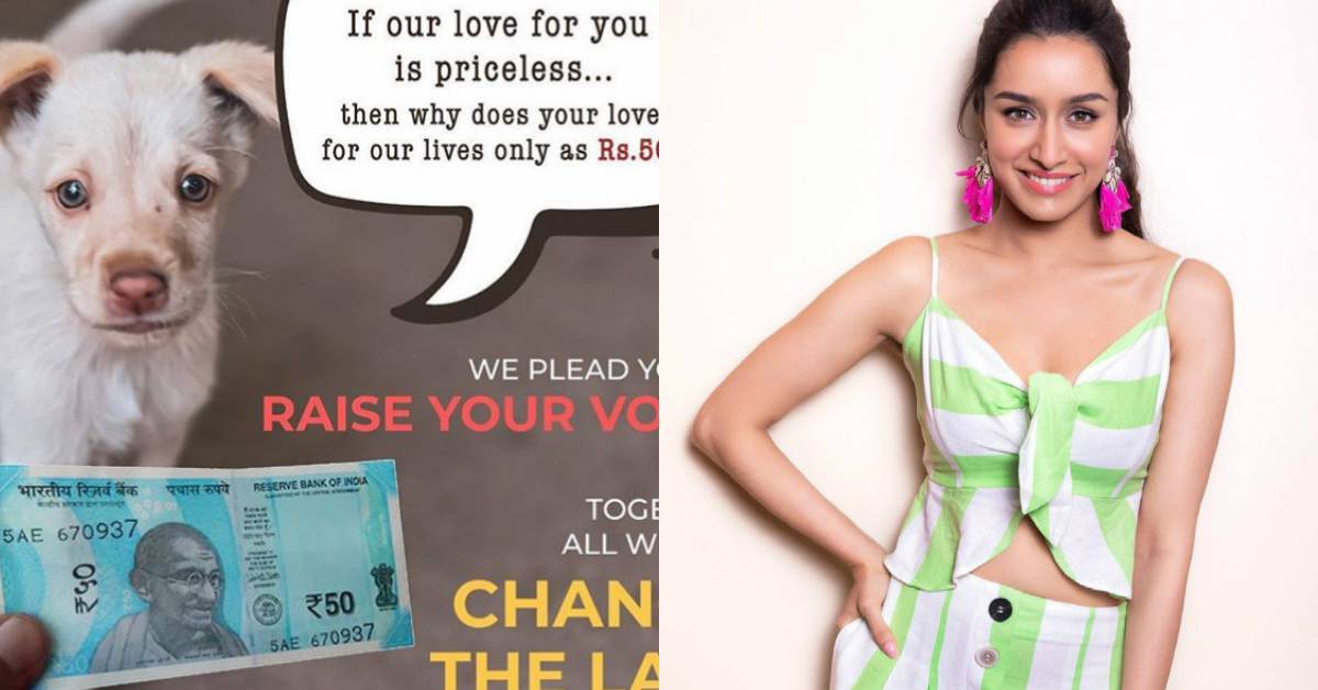 Shraddha Kapoor Urges Colleagues And Government Officials To Impose Stricter Laws Against Animal Cruelty!
