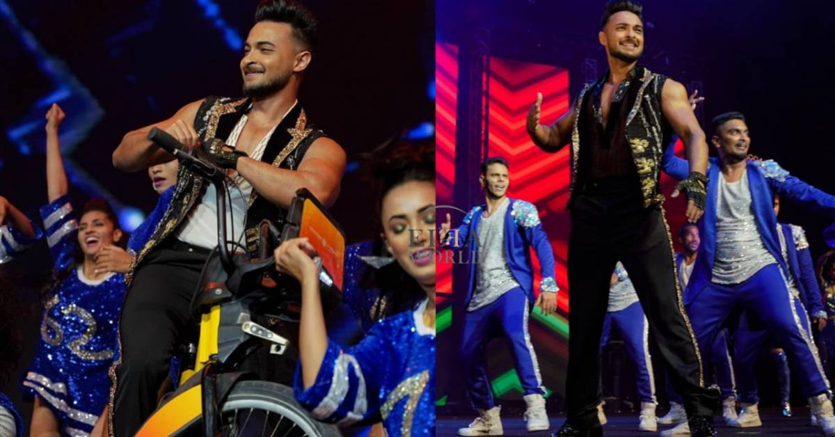 Aayush Sharma Keeps The Show Running Despite A Severe Cramp On The Stage Of Dabangg Tour In Dubai!