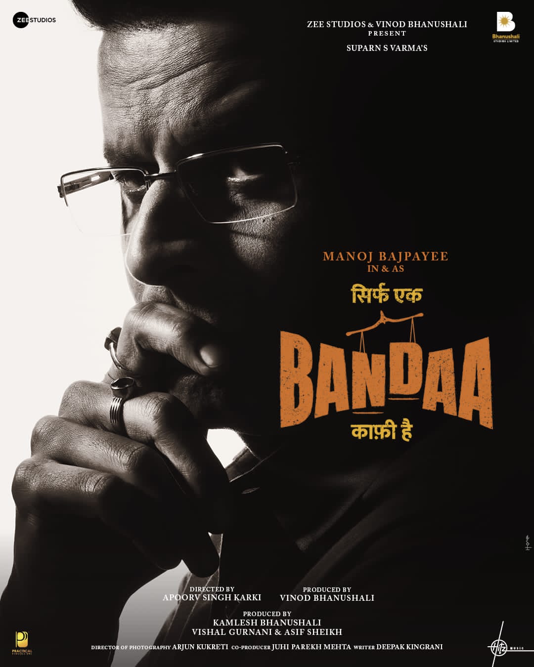 BANDAA poster out: Manoj Bajpayee sports an intense look in the hard-hitting courtroom drama!

