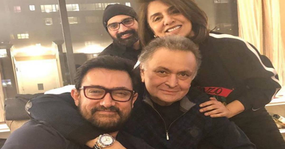 Neetu Kapoor Pens Down A Heartfelt Note For Aamir Khan As He Visits Her And Husband Rishi Kapoor In New York!
